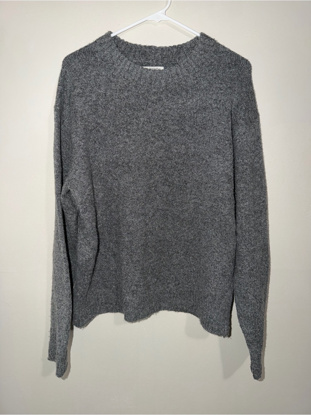 American Eagle Women’s Small Gray Marled Crewneck Knit Sweater